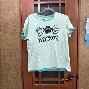 Dog Mom T-Shirt - Mint Green